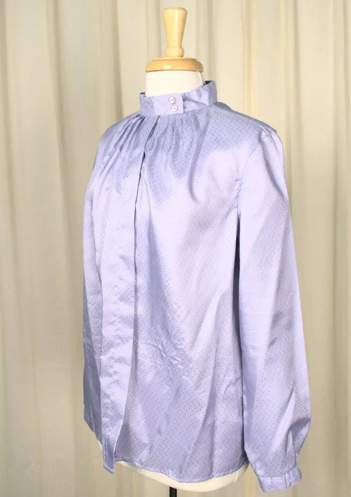 80s does 1940s Periwinkle Shirt