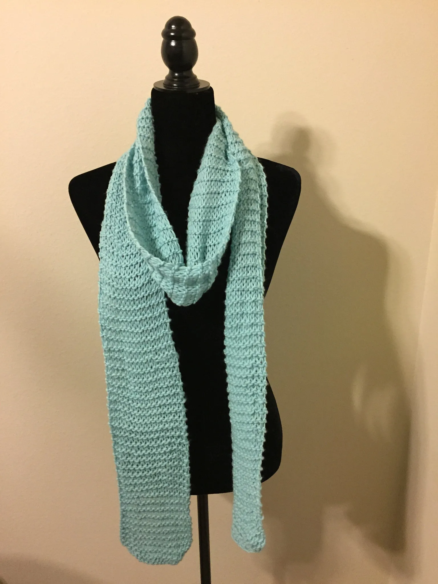 Aquamarine Wool Scarf