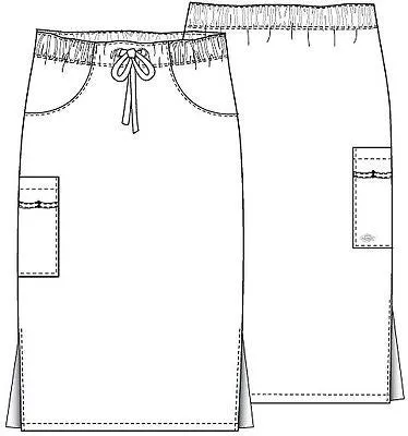 Dickies Womens Medical Nursing Skirt<br/>Style - 84502<br/>Sizes XS- 2XL