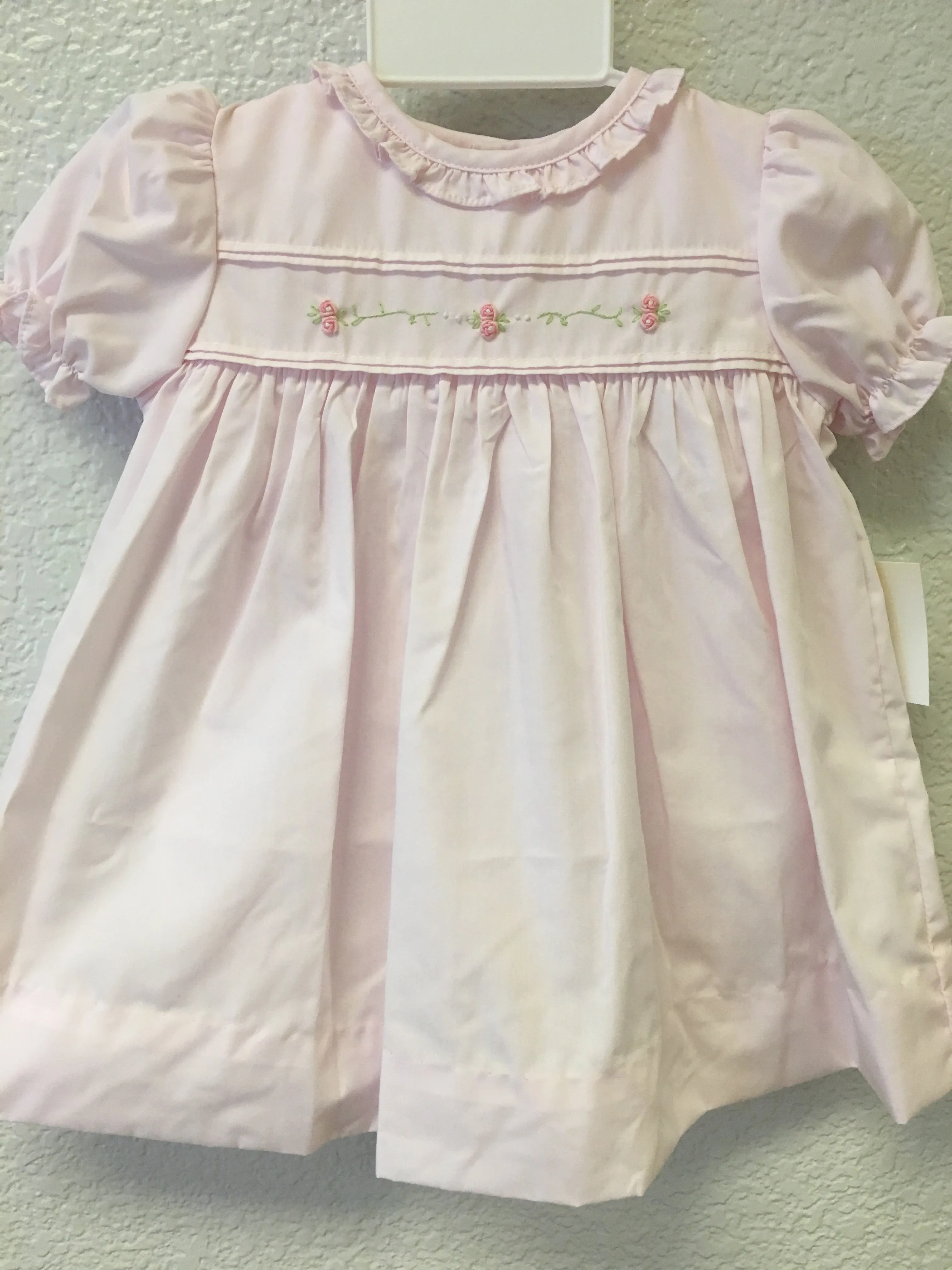 Embroidered Rose Dress by Petit Ami