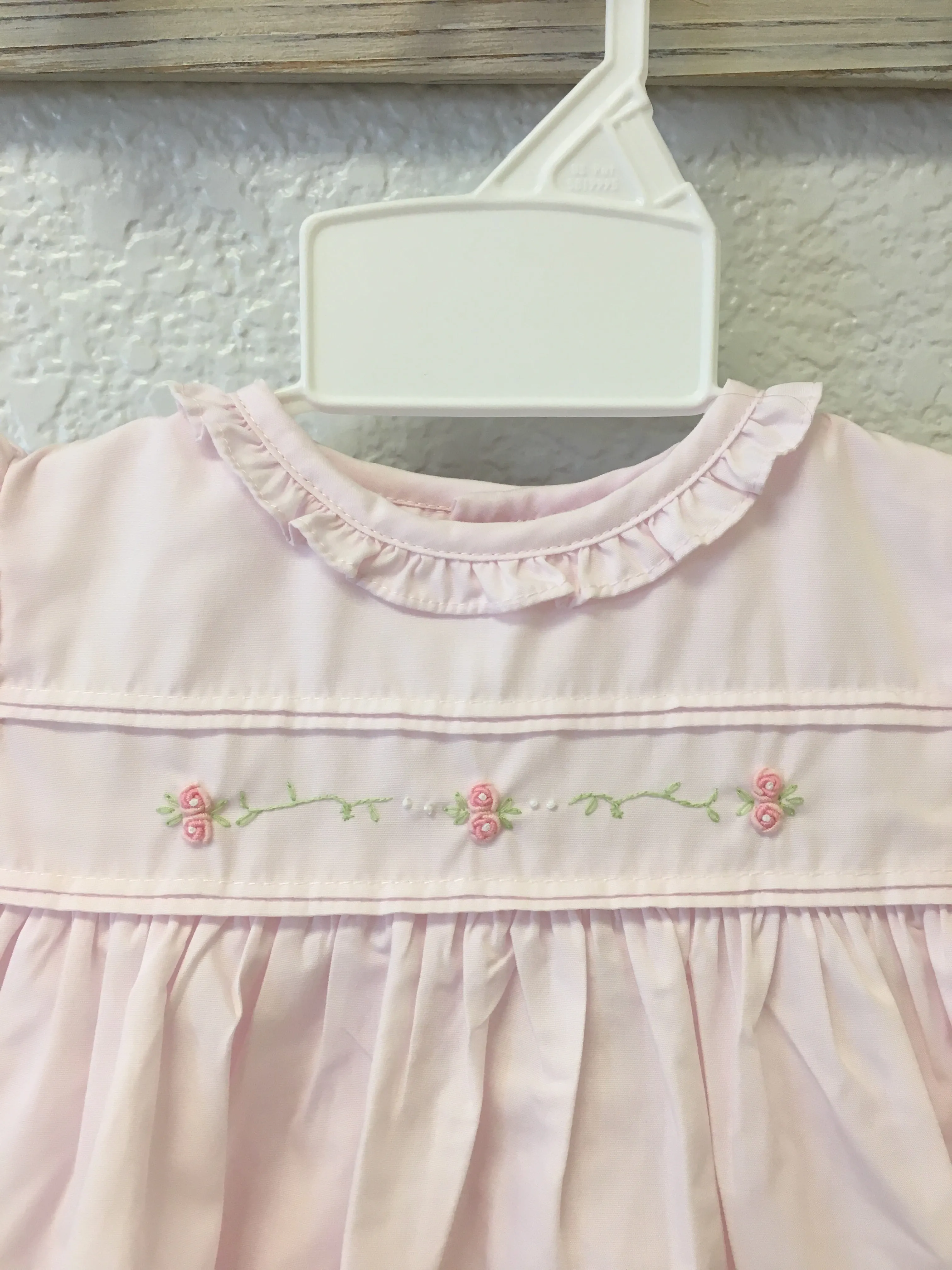 Embroidered Rose Dress by Petit Ami