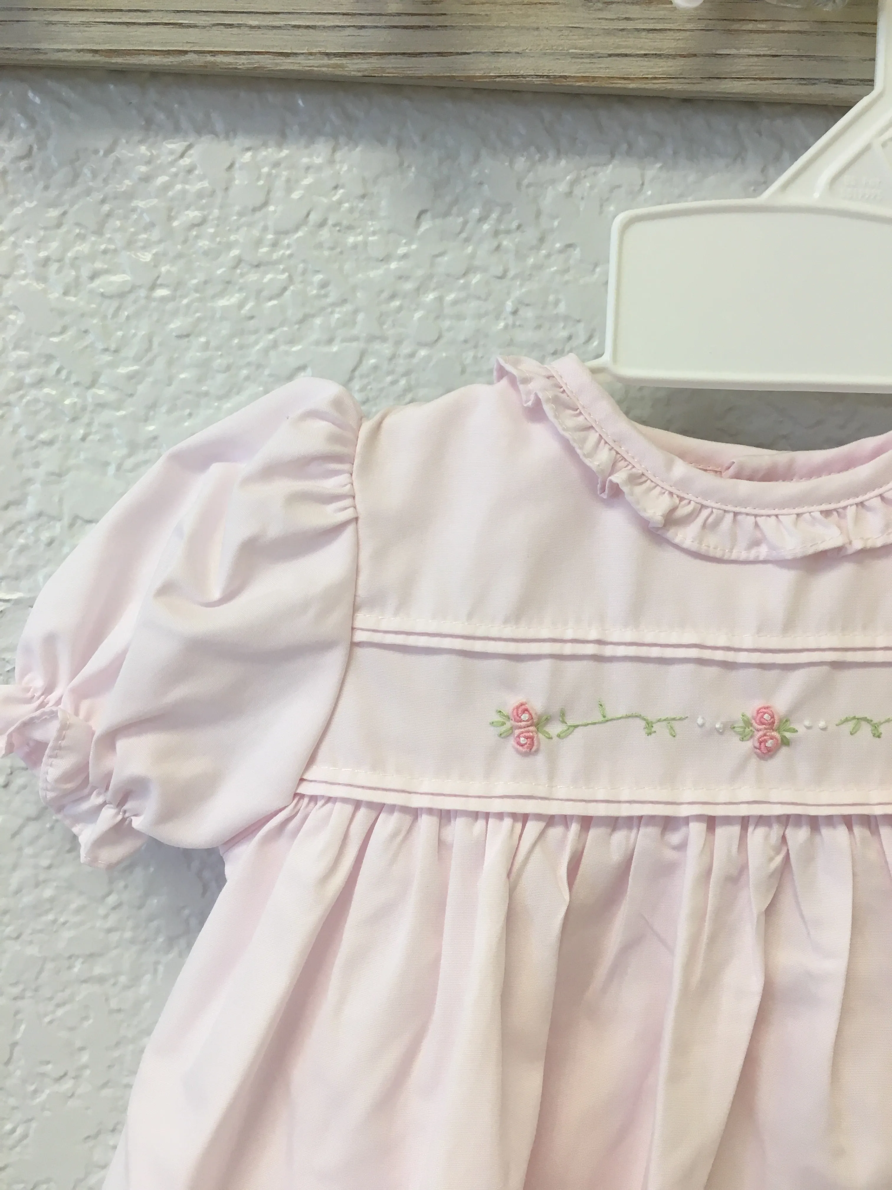 Embroidered Rose Dress by Petit Ami