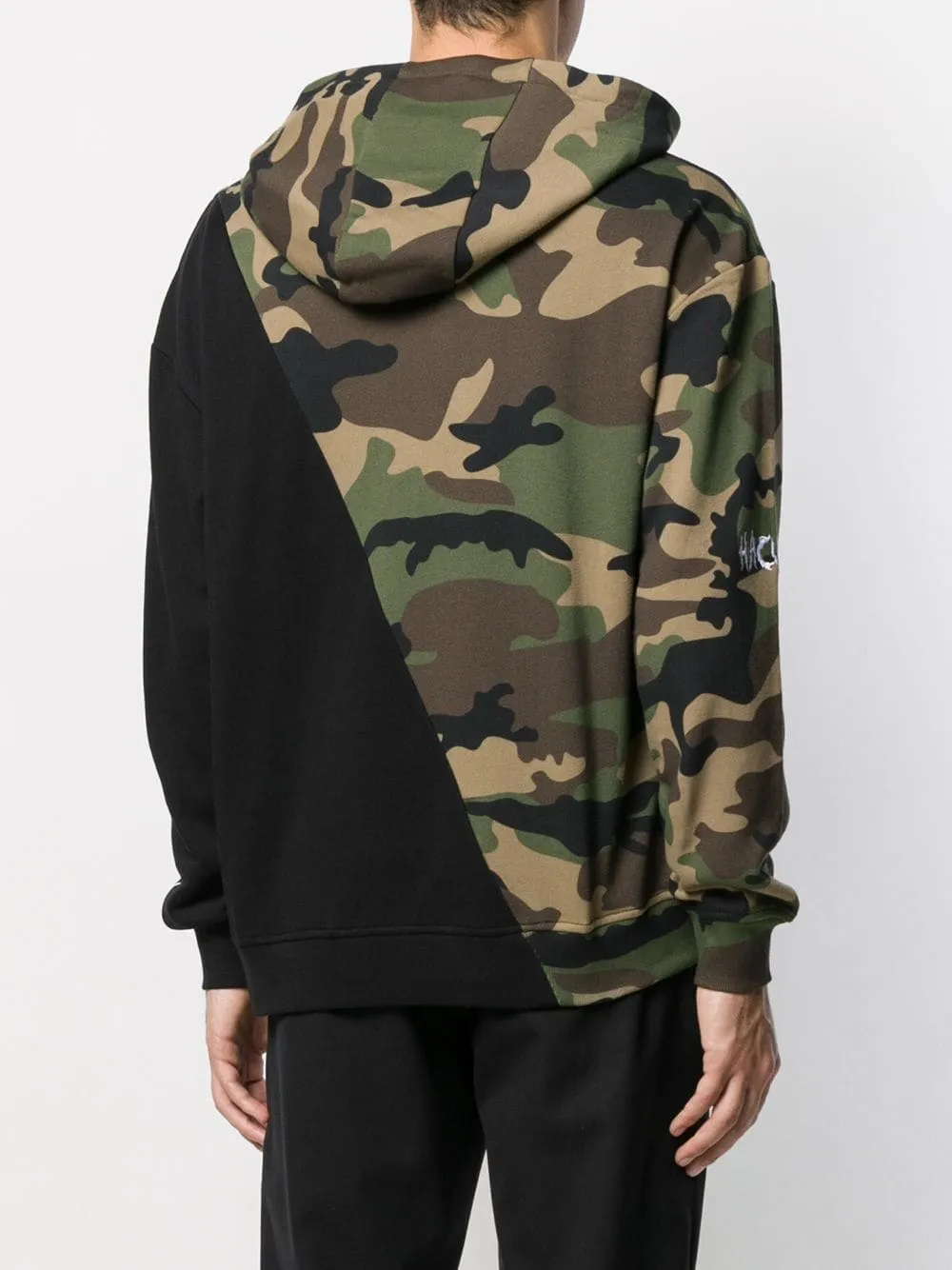 HACULLA LIVES DIAGONAL DROP SHOULDER HOODIE