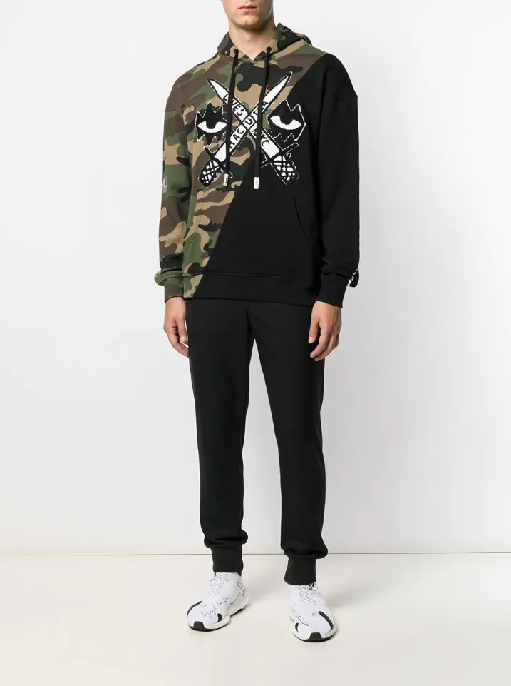 HACULLA LIVES DIAGONAL DROP SHOULDER HOODIE