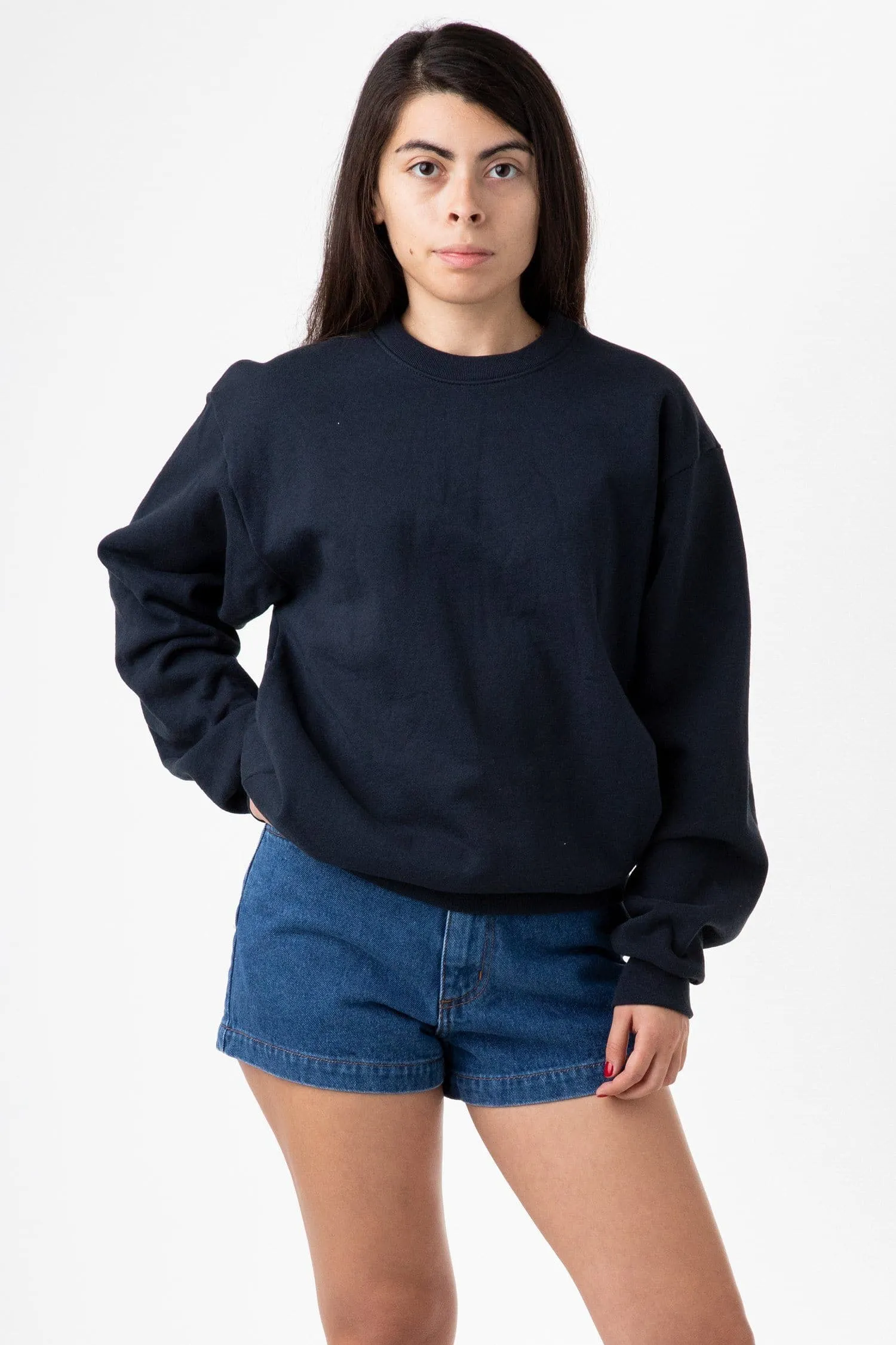 HF07 - Heavy Fleece Crewneck Sweatshirt (Piece Dye)