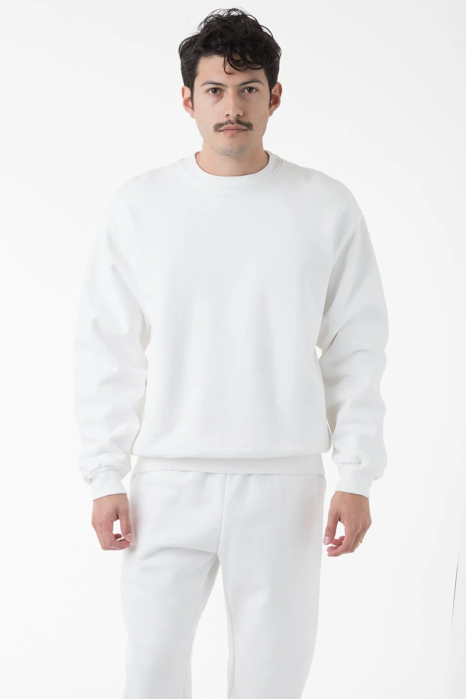 HF07 - Heavy Fleece Crewneck Sweatshirt (Piece Dye)