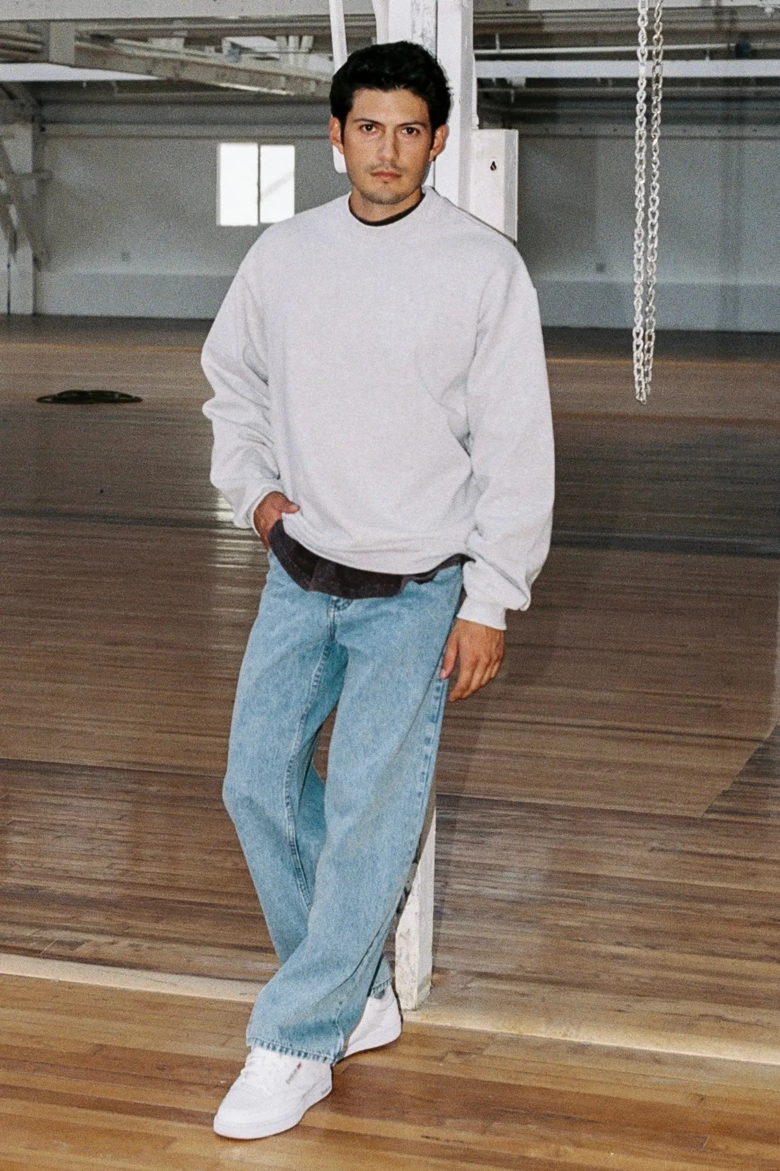 HF07 - Heavy Fleece Crewneck Sweatshirt (Piece Dye)