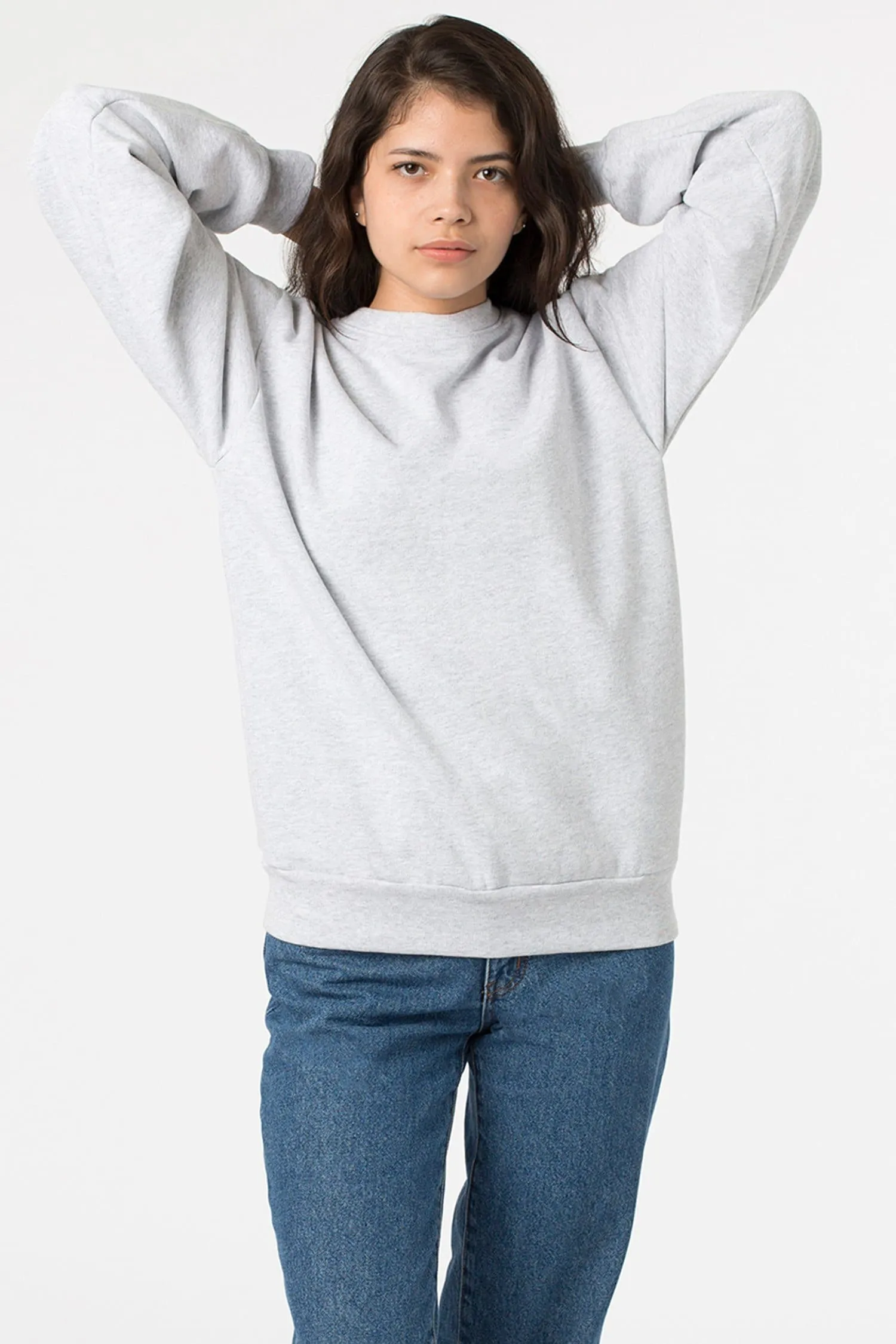 HF07 - Heavy Fleece Crewneck Sweatshirt (Piece Dye)