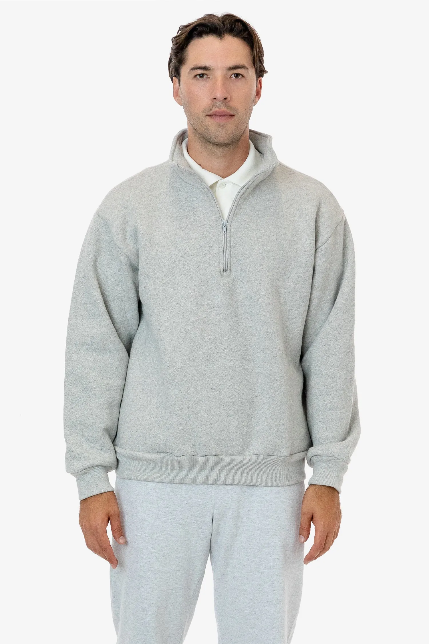 HFX428 - Unisex Heavy Fleece Half Zip Pullover (Piece Dye)