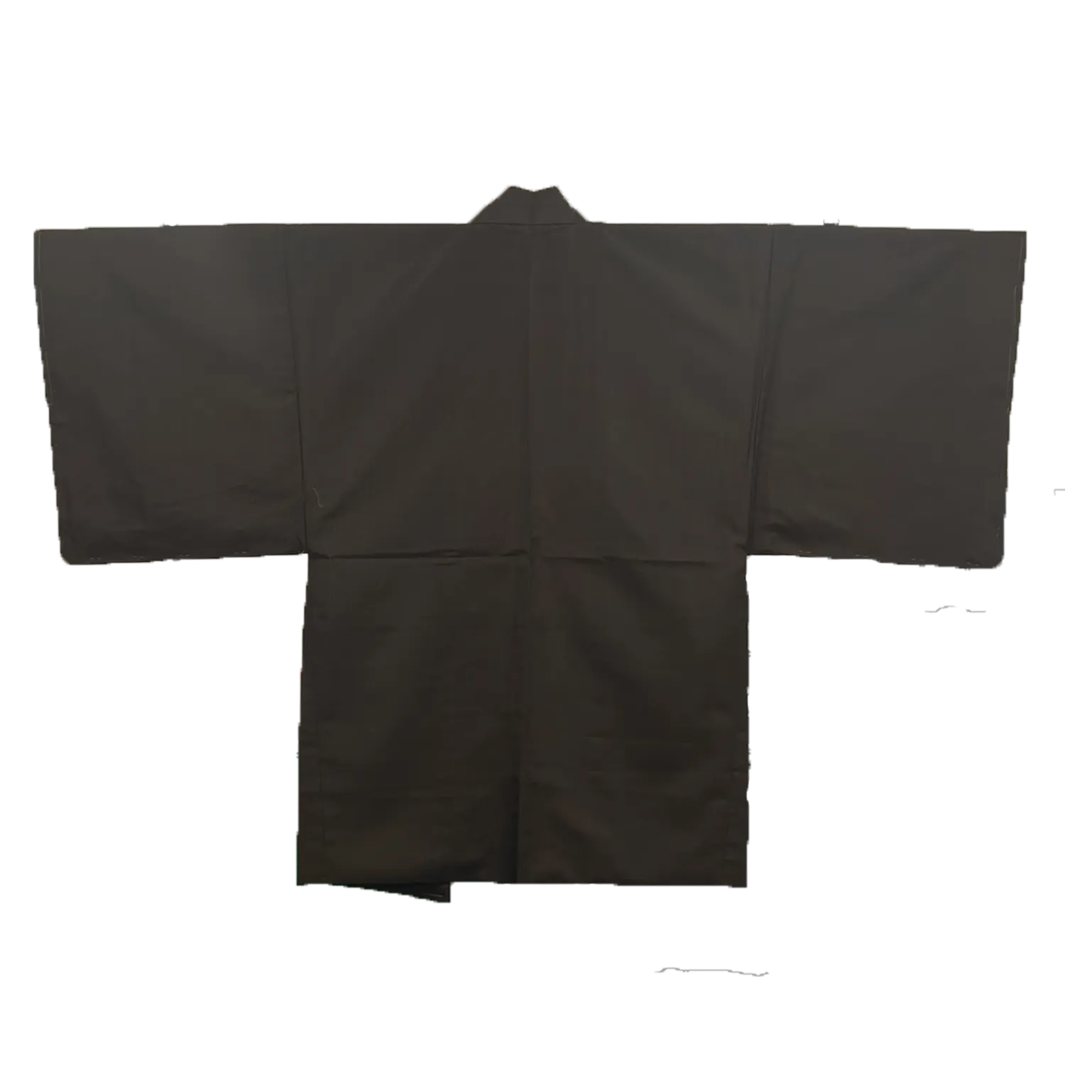Men's Japanese Kimono Haori, Coat : Brown, Thin striped *M size