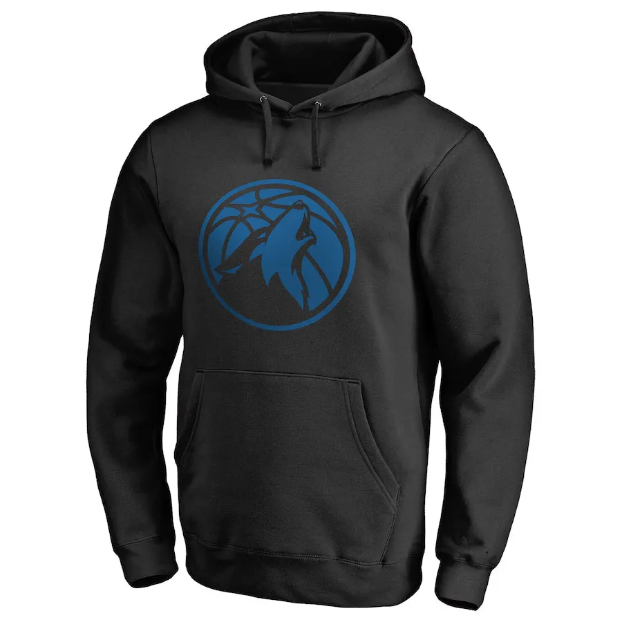 Minnesota Timberwolves Fanatics Black Taylor Pullover Hoodie