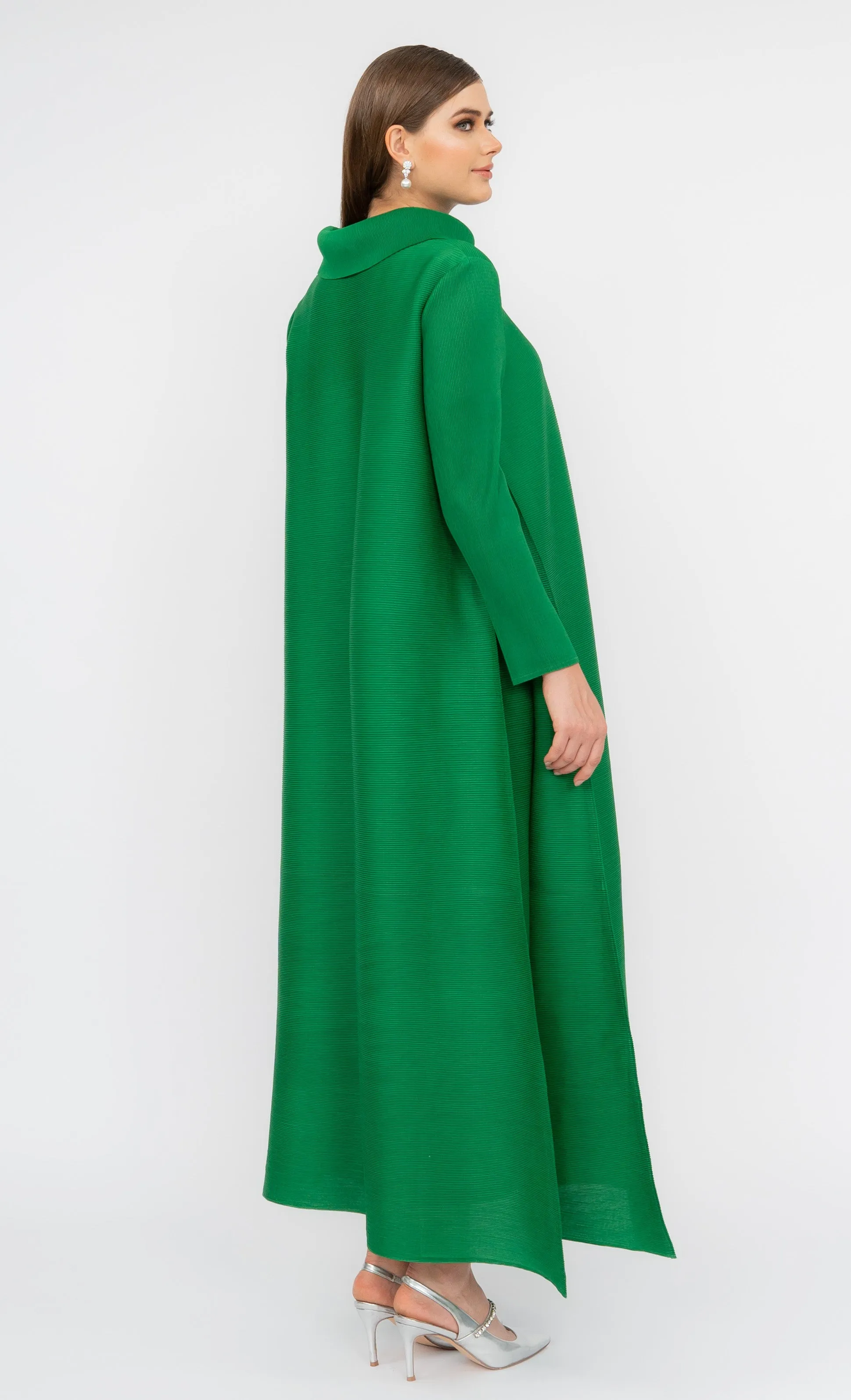 Miss Majestic Abaya in Forest Green
