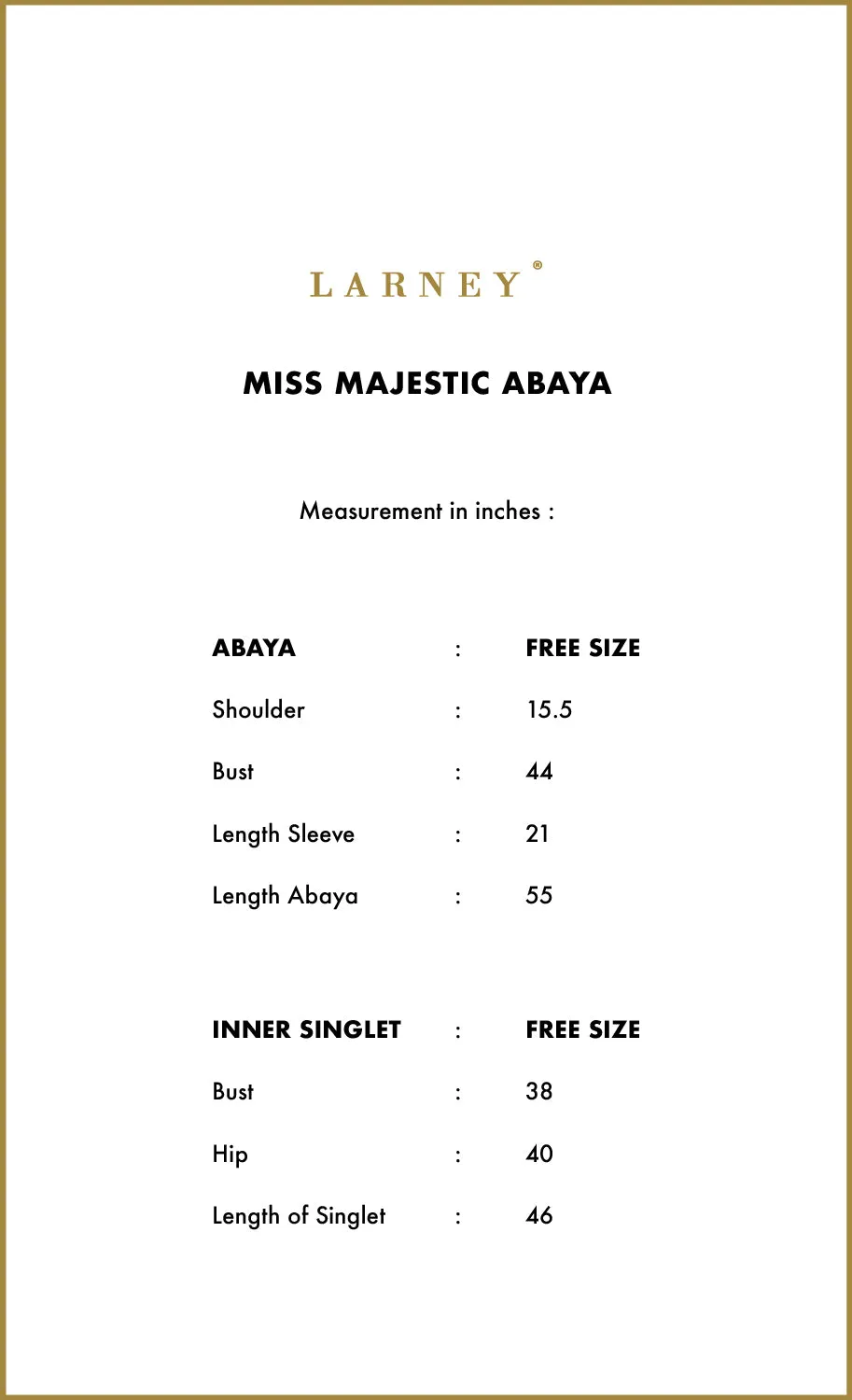 Miss Majestic Abaya in Forest Green
