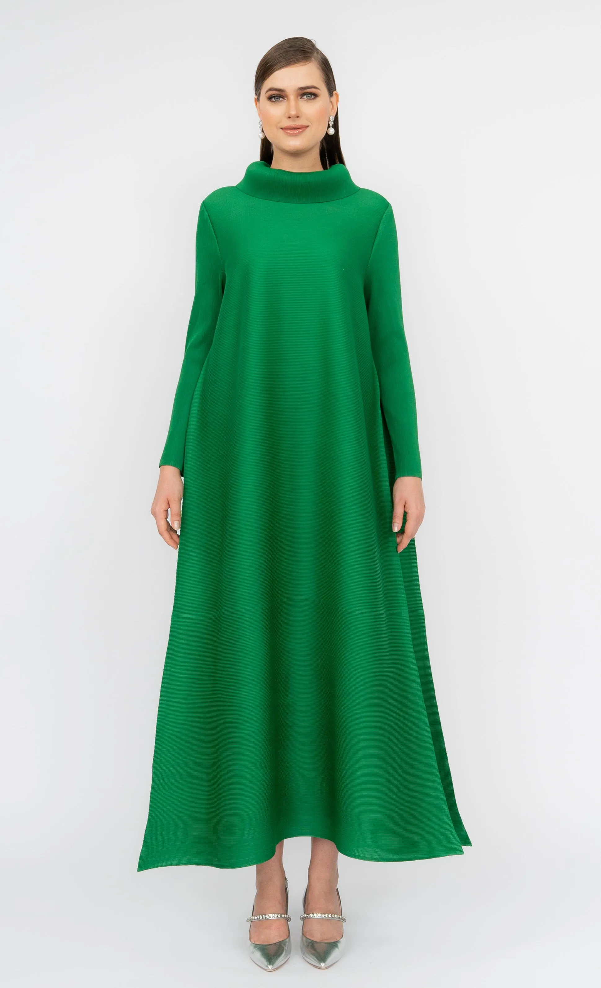 Miss Majestic Abaya in Forest Green