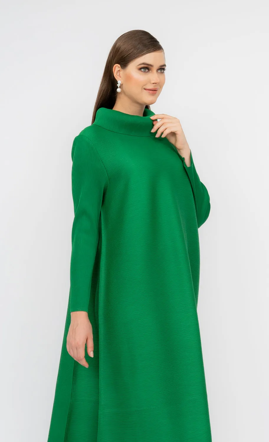 Miss Majestic Abaya in Forest Green