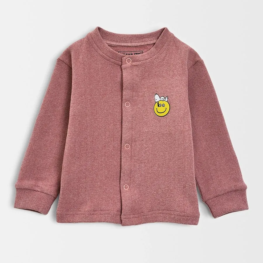 Peanuts™ Knitted Thermal T-shirt With Pajama Set