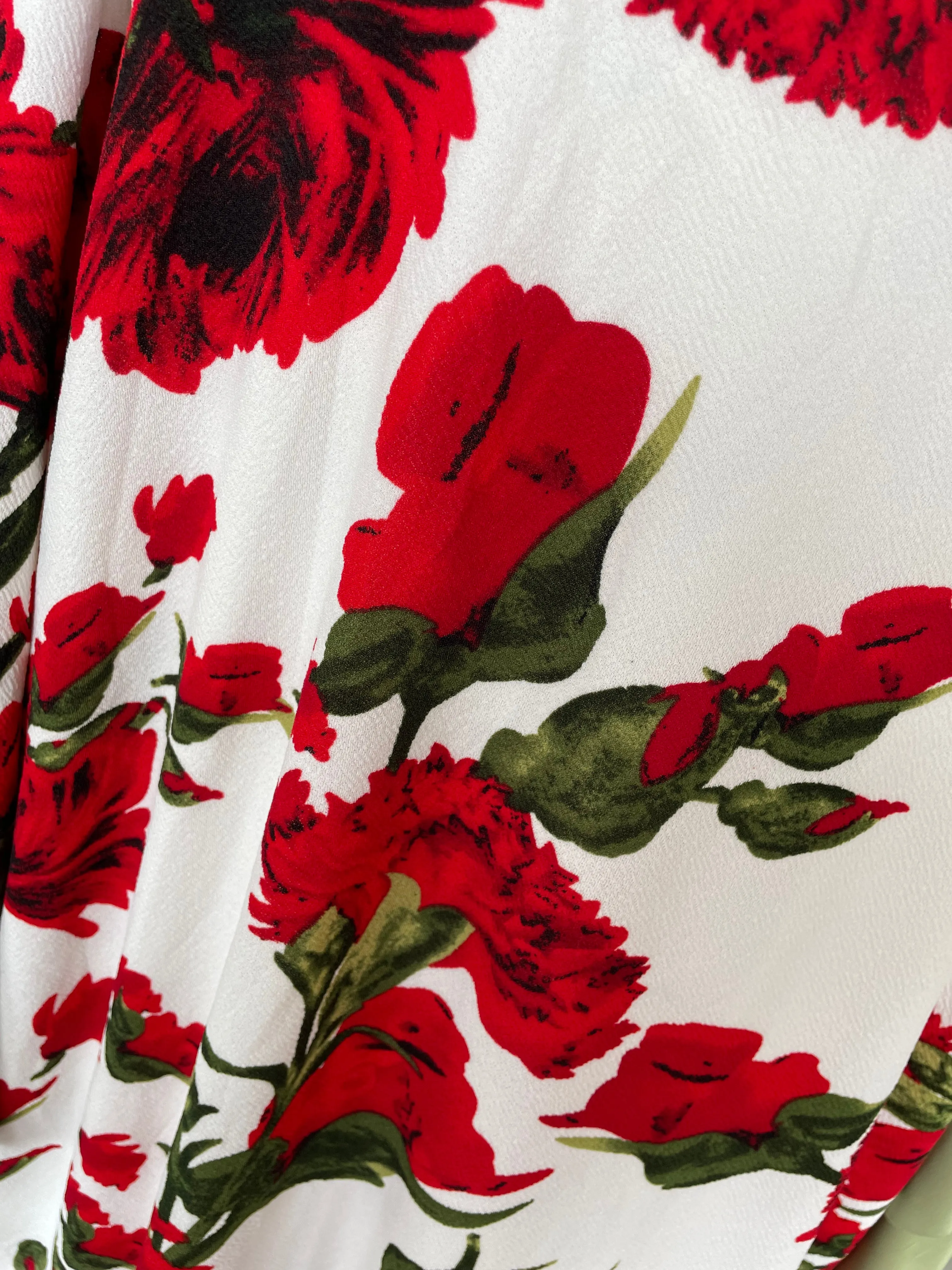 Red Floral Kimono