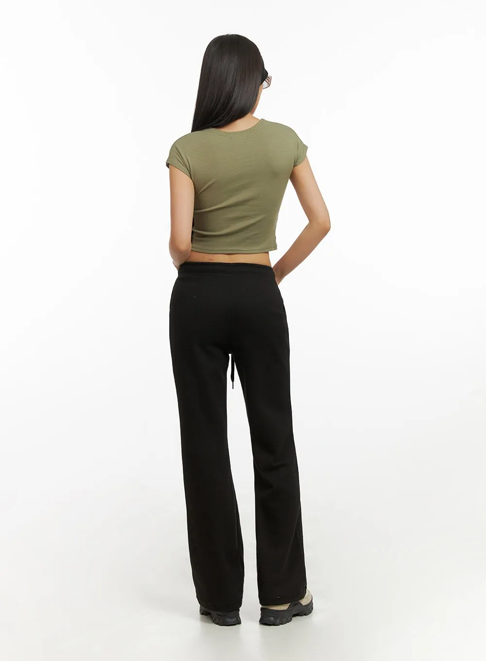 Slim Bootcut Sweatpants IY422