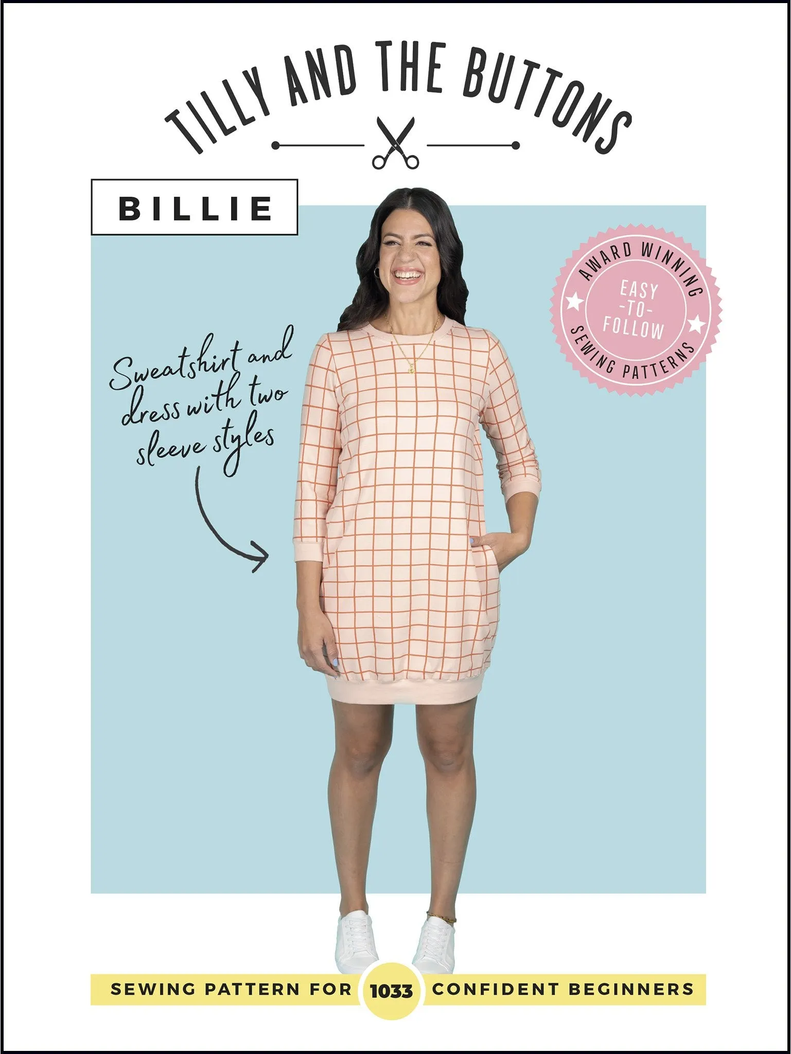 Tilly and The Buttons Billie Sweatshirt and Dress Pattern