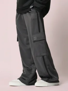 Tween Boys Everyday Play Drop Crotch Cargo Sweatpants With Stripe Tape