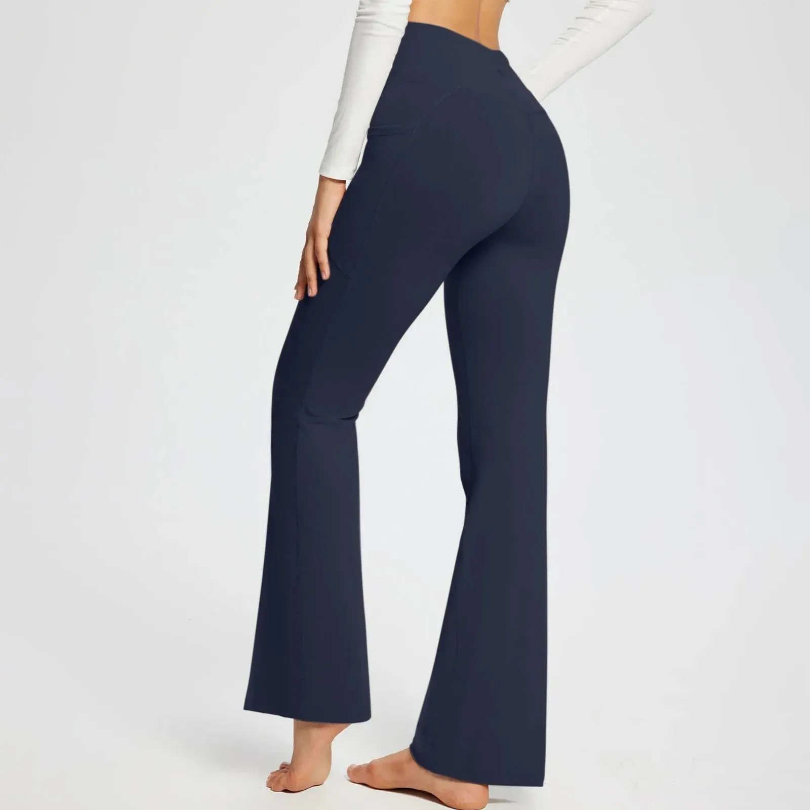 Wide Leg Flare Yoga Pants for Women | High Waist Dance Fitness Pilates Trousers | 2023 Hot Sale